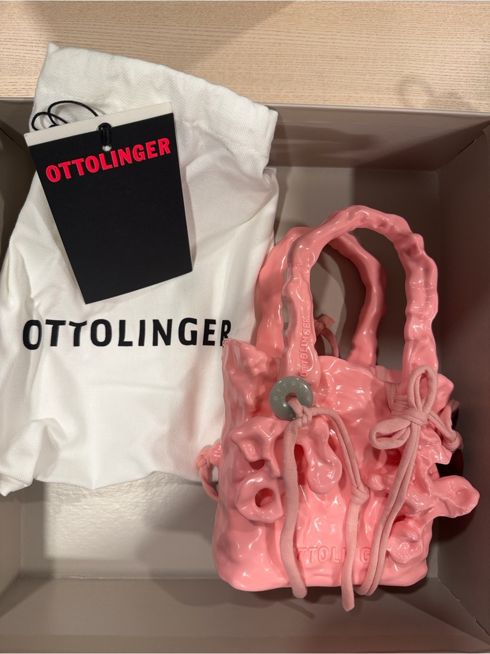 Ottolinger Pink Sculpted Mini Bag